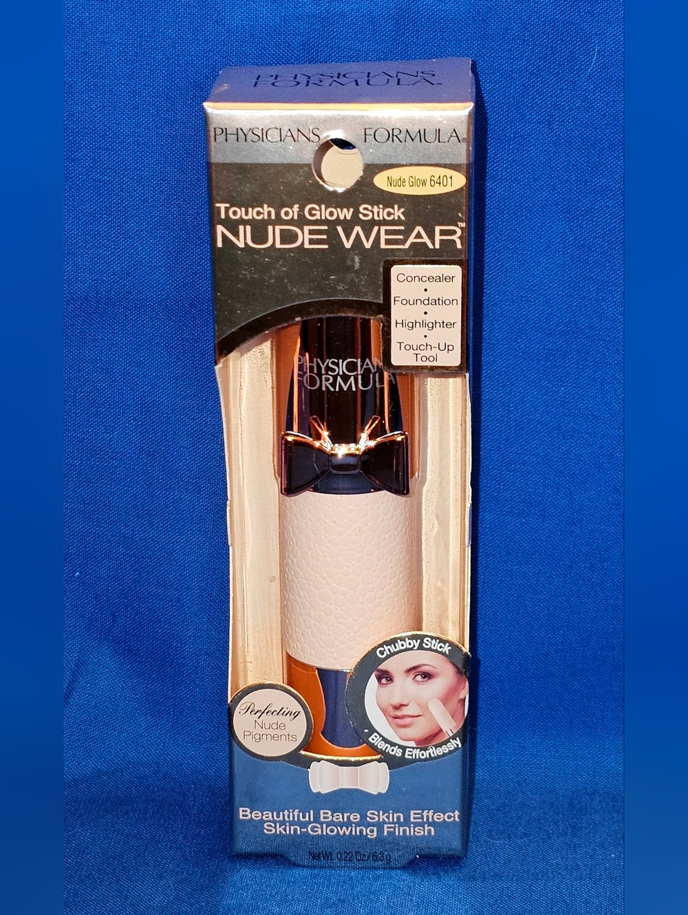 NEW Physicians Formula Nude Wear Touch of Glow Stick Concealer 6401 Nude Glow